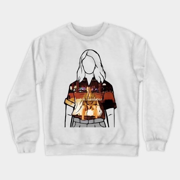 Sofia Coppola (Lost in Translation) Portrait Crewneck Sweatshirt by Youre-So-Punny